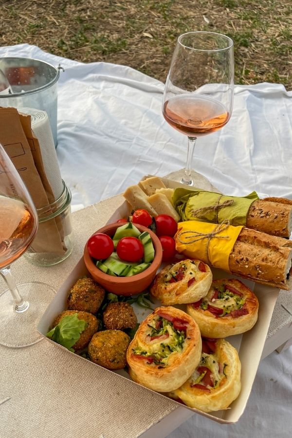 cosa vedere a Bosa in Sardegna: aperitivo tra gli ulivi